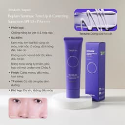Kem Chống Nắng Beplain Sunmuse Filter SPF 50+ PA++++ Lai Nâng Tone & Hiệu Chỉnh Da 50ml Hàn Quốc 4