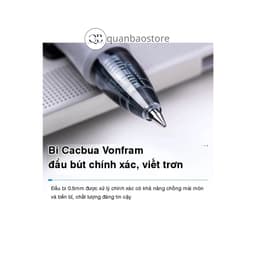( Hộp 12 cây)Bút gel bấm Deli S08 0.5mm thiết kế thon gọn trẻ trung, mực xanh- đen. 5