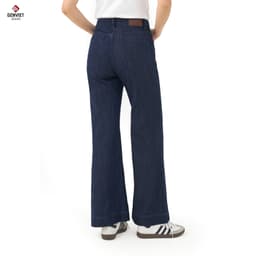 [ẨN] Quần Dài Nữ GENVIET Chất Liệu Jean Cao Cấp Dáng Loe, Quần Bò Nữ Ống Vẩy Đơn Giản Tôn Dán 8721 8