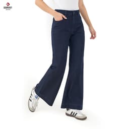 [ẨN] Quần Dài Nữ GENVIET Chất Liệu Jean Cao Cấp Dáng Loe, Quần Bò Nữ Ống Vẩy Đơn Giản Tôn Dán 8721 7