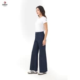 [ẨN] Quần Dài Nữ GENVIET Chất Liệu Jean Cao Cấp Dáng Loe, Quần Bò Nữ Ống Vẩy Đơn Giản Tôn Dán 8721 3