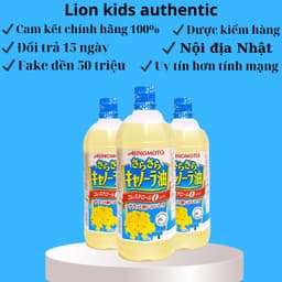 Dầu ăn hoa cải Ajinomoto Nhật Bản chai 1L 1