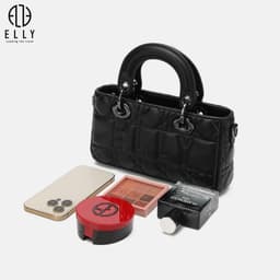 [Tặng hộp 20.10] Túi xách nữ da thật ELLY ET179 túi xách tay đeo vai đeo chéo cao cấp chính hãng 7