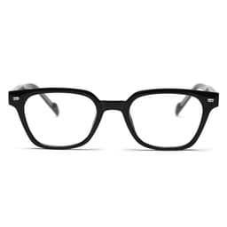Gọng kính cận thời trang nam nữ ANDU EYEWEAR dáng vuông chống tia UV nhựa cốt kim loại - 91AD47 2