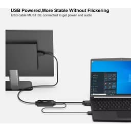 Cáp chuyển đổi VGA sang HDMI dài 1.8m hỗ trợ 1080P cho PC/Laptop ra TV/Monitor 4