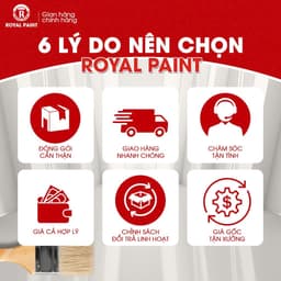 Sơn Sắt Mạ Kẽm MAPLE , Sơn Mạ Kẽm Loại Đặc Biệt Hệ 2 trong 1, Độ Bóng Cao, Bền Màu, Khang Tia UV Lon 0,75Kg - 2,6Kg 9