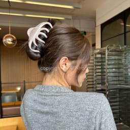 Kẹp Tóc Càng Cua NHÀ CÚ Size Lớn Hình Bầu Bamette 10 Răng Phong Cách Phụ Kiện Tóc Hàn Quốc 5965 5