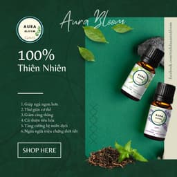 Tinh Dầu Trà Trắng 100ml Aura Bloom Thiên Nhiên Nguyên Chất Nhập Khẩu 5