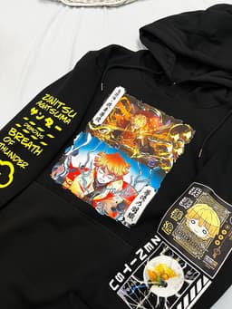 Áo Hoodie Kimetsu No Yaiba : Agatsuma Zenitsu Gigantic Nỉ bông cho Nam/ Nữ by The Runaway 17