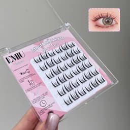 COMBO 4 Hộp Mi sẵn keo tự dính , lông mi tự nhiên , mi mắt mèo tiện lợi tái sử dụng nhiều lần chính hãng 3