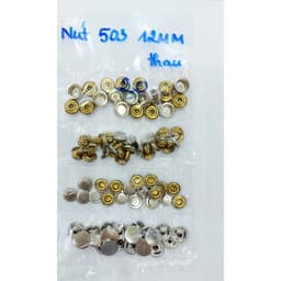 Nút bấm 4 thành phần Mã cúc 501 /  503 Bằng thau không gỉ Chuyên làm nút áo da cao cấp, áo khoác, quần jean 2