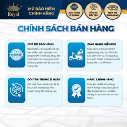 Mũ bảo hiểm 3/4 Royal m139 chính hãng kính âm thời trang cho nam và nữ đi xe máy 7