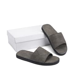 dép xỏ ngón da sáp nam thời trang kiểu dáng trẻ trung, đế đúc liền khâu  chắc chắn đế siêu nhẹ W01 7