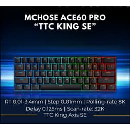 [HD Gear Store] Bàn phím cơ gaming Mchose Ace60, ACE68, Ace68 V2 | Rapid Trigger | 1000hz | 8000hz 5