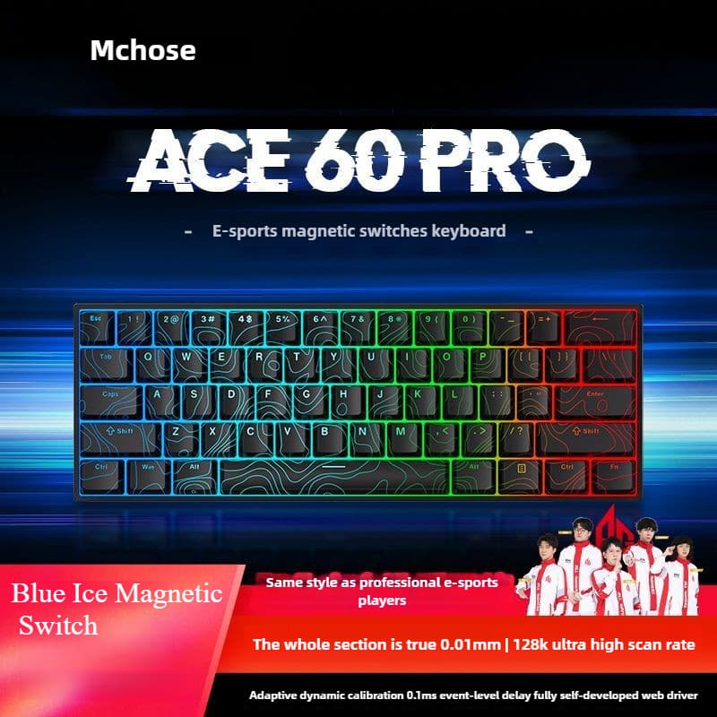[SẴN GIAO] Bàn phím cơ gaming Mchose Ace60, ACE68, Ace68 V2 | Rapid Trigger | 1000hz | 8000hz