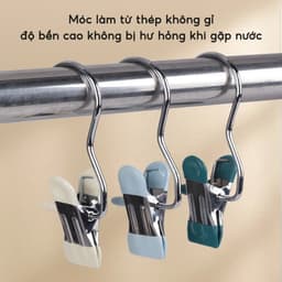 COMBO 30 Móc kẹp quần áo đa năng JYoohome Móc kẹp treo quần áo tiện ích giữ đồ gọn gàng bền đẹp 5