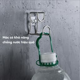 COMBO 3 Móc Treo Chậu Thau Dán Tường Inox 304 JYoohome Móc Treo Khăn Quần Áo Đồ Nhà Bếp Phòng Tắm 4
