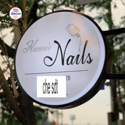 Biển quảng cáo hút nổi, Biển mica hút nổi, hộp đèn, IN 2 MẶT, CÓ THANH TREO(KT 60*60cm) 4