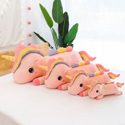 Gấu Bông Kỳ Lân Hồng Đáng Yêu – Mềm Mại, Êm Ái, Size Từ Nhỏ Đến Lớn – Unicorn TINO 3