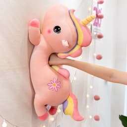 Gấu Bông Kỳ Lân Hồng Đáng Yêu – Mềm Mại, Êm Ái, Size Từ Nhỏ Đến Lớn – Unicorn TINO 2