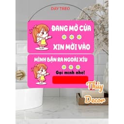 Biển treo cửa, decor theo yêu cầu, kích thước đa dạng 2
