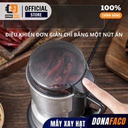 Máy xay hạt ngũ cốc, gia vị 8 lưỡI inox đa năng food grinder cực bén có tay cầm 5