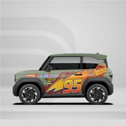 [HỎA TỐC] Sticker Tem Dán Decal Xe VF3 Mẫu Rực Lửa 95 Thể Thao In Hình Theo Yêu Cầu IB Shop Temxe.Net 5