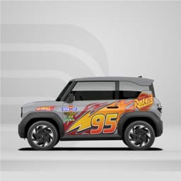 [HỎA TỐC] Sticker Tem Dán Decal Xe VF3 Mẫu Rực Lửa 95 Thể Thao In Hình Theo Yêu Cầu IB Shop Temxe.Net 6