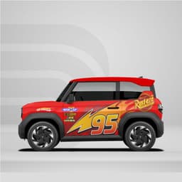 [HỎA TỐC] Sticker Tem Dán Decal Xe VF3 Mẫu Rực Lửa 95 Thể Thao In Hình Theo Yêu Cầu IB Shop Temxe.Net 2