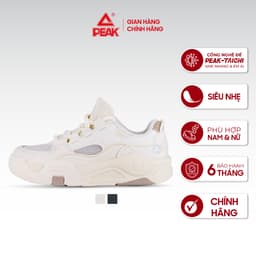 Giày Thể Thao Thời Trang Nam Nữ PEAK Casual Công nghệ Đế Taichi Siêu Nhẹ Thiết kế Basic DB420057 DB420058 1
