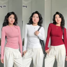 Áo thun giữ nhiệt dài tay siêu co giãn chất thun giấy dày dặn mịn mềm m660 3