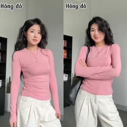 Áo thun giữ nhiệt dài tay siêu co giãn chất thun giấy dày dặn mịn mềm m660 8