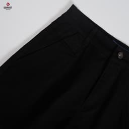 [ẨN] Quần Đùi Kaki Nữ GENVIET JEANS Vải Thô Cạp Cao Dáng A Hiện Đại, Quần Đùi Thô Nữ Dáng Suông Trẻ Trun 8723 2