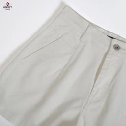 [ẨN] Quần Đùi Kaki Nữ GENVIET JEANS Vải Thô Cạp Cao Dáng A Hiện Đại, Quần Đùi Thô Nữ Dáng Suông Trẻ Trun 8723 5