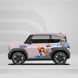 [HỎA TỐC] Sticker Dán Tem Decal Xe VF3 Mẫu One Piece In Hình Theo Yêu Cầu IB Shop Temxe.Net 5