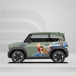 [HỎA TỐC] Sticker Dán Tem Decal Xe VF3 Mẫu One Piece In Hình Theo Yêu Cầu IB Shop Temxe.Net 6