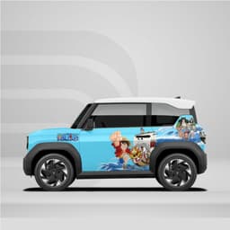 [HỎA TỐC] Sticker Dán Tem Decal Xe VF3 Mẫu One Piece In Hình Theo Yêu Cầu IB Shop Temxe.Net 4