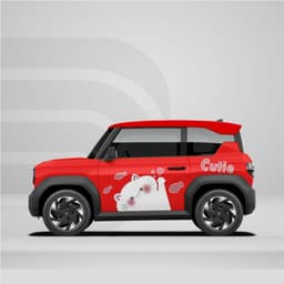 [HỎA TỐC] Sticker Tem Dán Decal Xe VF3 Mẫu Cutie In Hình Theo Yêu Cầu IB Shop Temxe.Net 7