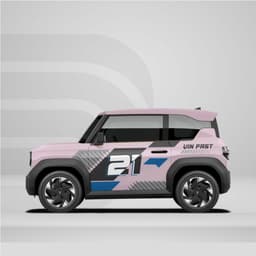 [HỎA TỐC] Sticker Tem Dán Decal Xe VF3 Hình 21 Thể Thao  In Hình Theo Yêu Cầu IB Shop Temxe.Net 5