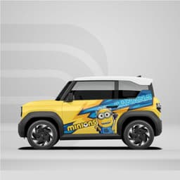 [HỎA TỐC] Sticker Tem Dán Decal Xe VF3 Mẫu Minions In Hình Theo Yêu Cầu IB Shop Temxe.Net 3