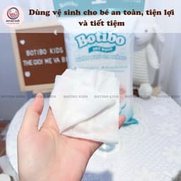 [COMBO 3 GÓI] Khăn Vải Khô Đa Năng Botibokids Cao Cấp Mềm Mịn An Toàn Cho Bé Và Cả Gia Đình-Túi 300gram 7