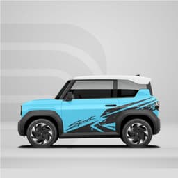 Tem dán xe VF3 - Decal Sticker dán xe - Ds Decal- 2 bên 7