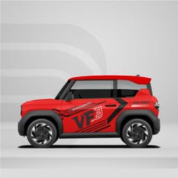 [HỎA TỐC] Sticker Tem Dán Decal Xe VF3 Mẫu  Thể Thao 2 Bên In Theo Yêu Cầu IB Shop Temxe.Net 4