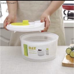 Rổ quay rau chính hãng làm ráo rau ngay tức thì, giữ được độ tươi lâu của thực phẩm 5