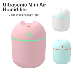 Máy Xông Tinh Dầu Mini Vân Gỗ Có Đèn LED, Máy Phun Sương Tạo Ẩm USB Để Bàn Phòng Ngủ 8