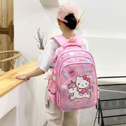 Ba lô bé gái siêu nhẹ hình kitty pony kỳ lân chống thấm nước cho học sinh mẫu giáo cấp 1 tiểu học 3