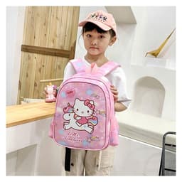 Ba lô bé gái siêu nhẹ hình kitty pony kỳ lân chống thấm nước cho học sinh mẫu giáo cấp 1 tiểu học 4