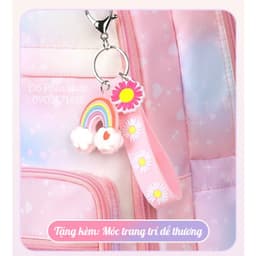 [Tặng phụ kiện cầu vồng] Balo ulzzang nữ thời trang hàn quốc màu pastel đẹp dễ thương đựng vừa laptop đi học cấp 2 3 4