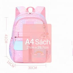 [Tặng phụ kiện cầu vồng] Balo ulzzang nữ thời trang hàn quốc màu pastel đẹp dễ thương đựng vừa laptop đi học cấp 2 3 5