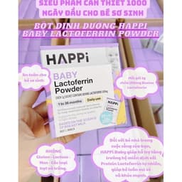 [03/03/2029] Bổ sung Lactoferrin Happi - bột dinh dưỡng hạnh phúc Happi bổ sung Lacto 7